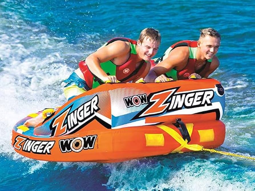 Amazon.co.jp: 即納WOW ワオ トーイングチューブ 2人乗り バナナ